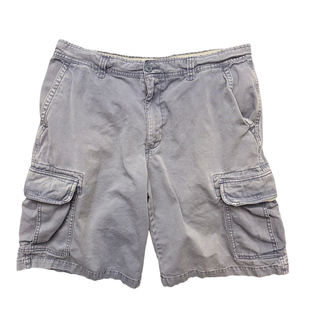 Old Navy Cargo Shorts Vintage Blue Ripstop Loose Baggy Skater Y2K Shorts Size 35